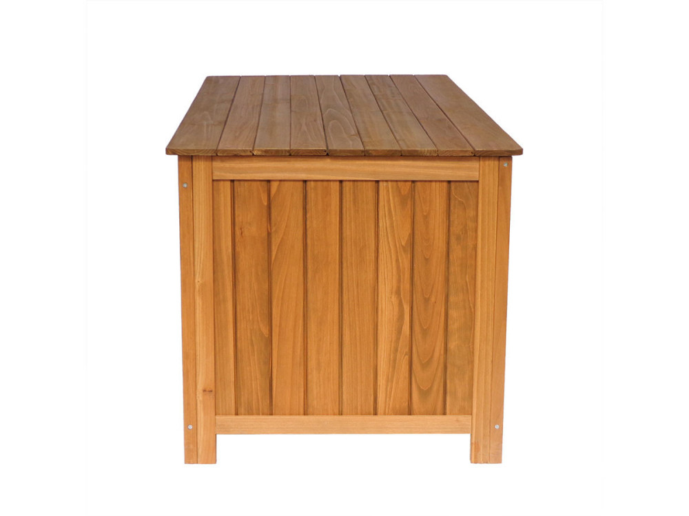 Garden storage box "Macao" - 130 x 64 x 60 cm -  Brown