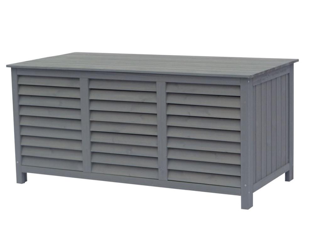 Garden storage box "Macao" - 130 x 64 x 60 cm -  Anthracite