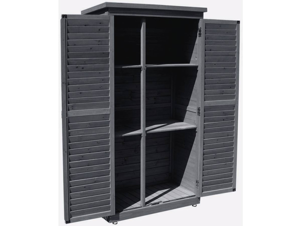 Garden cabinet "Space" - 87 x 46.5 x 160 cm - Anthracite