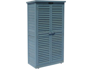 Garden cabinet "Space" - 87 x 46.5 x 160 cm - Sky blue