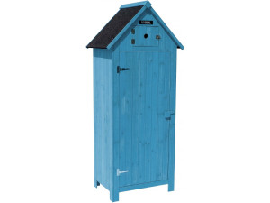 Cabanon" garden cabinet - 77 x 54.5 x 179 cm - Sky blue