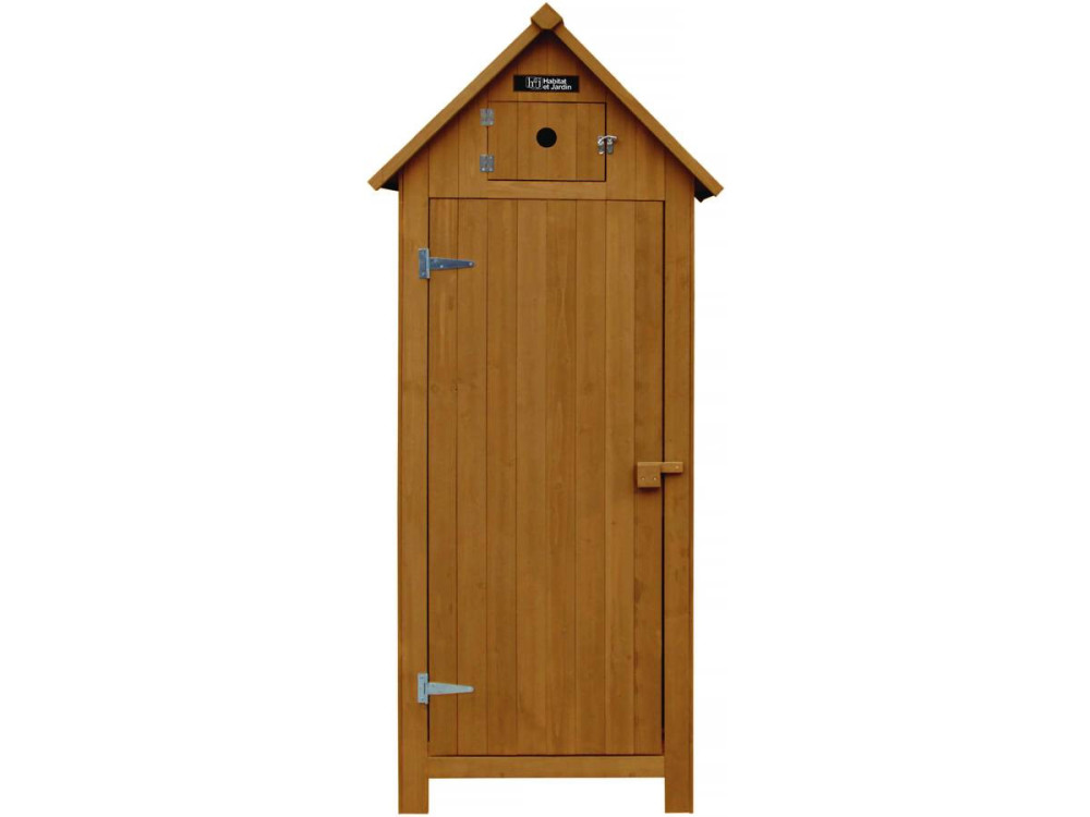 Garden cabinet "Cabanon" - 77 x 54.5 x 179 cm - Brown