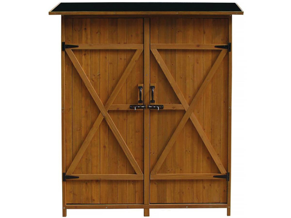 Espacio" garden cabinet - 140 x 49 x 162 cm - Brown