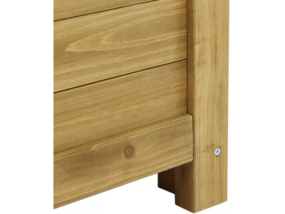 Gana wooden garden chest - 125 x 60 x 54 cm - Brown