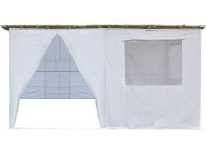 Adjustable NINA Sukkah Kit - 4 x 3 - 4 bamboo rolls and 4 wooden slats