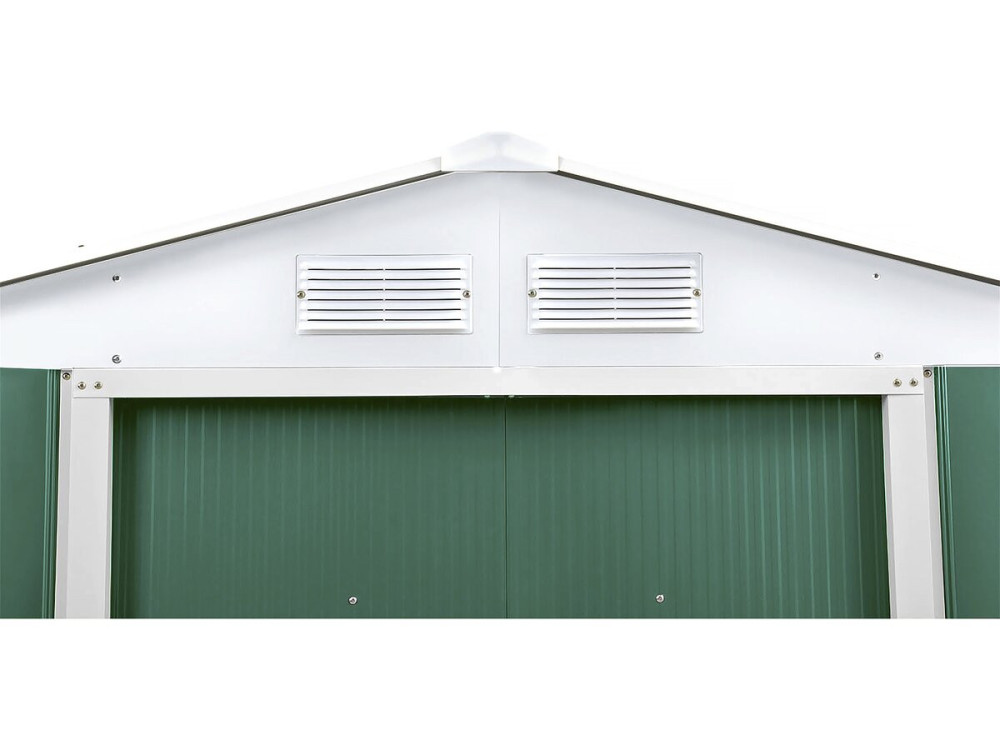 Metal garden shed - "Rosas" - 2.71 m² with solar panels