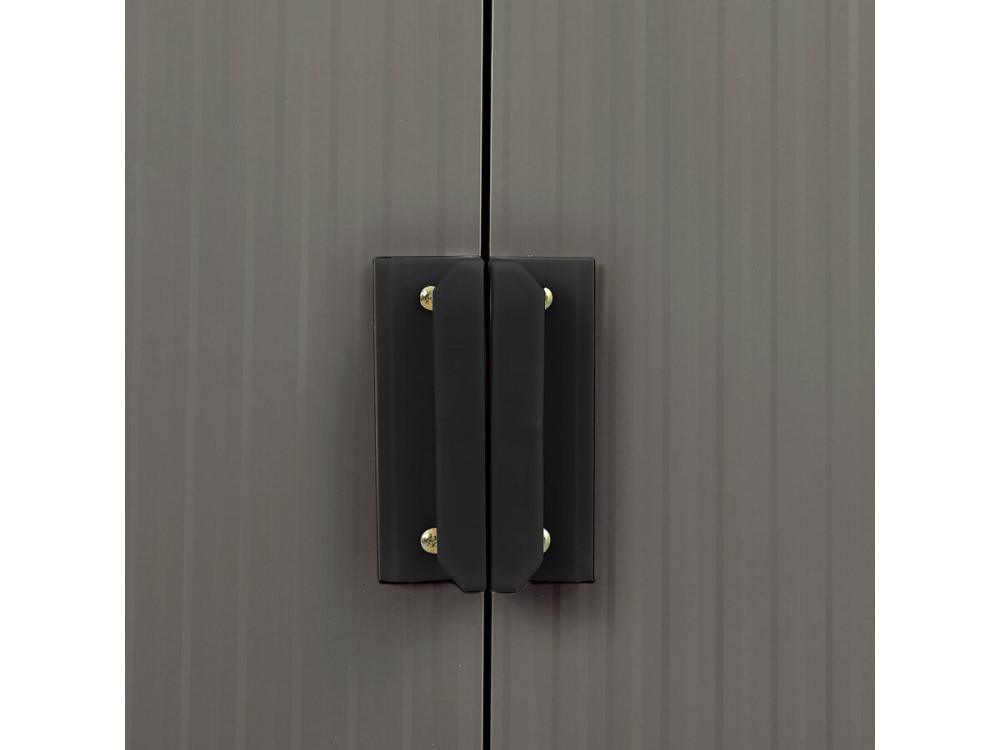 Dallas metal garden shed - 12.99 m² with solar panel