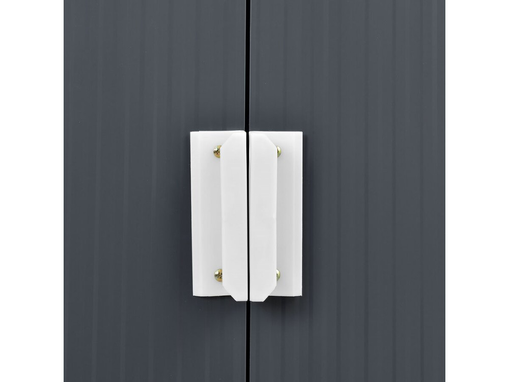 Metal garden shed - "Vegas" - 2.7 m² with gutter and water collector