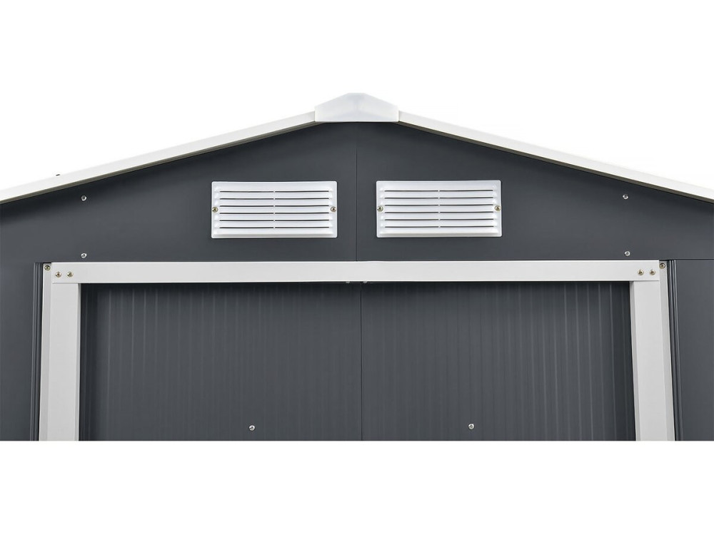 Metal garden shed - "Vegas" - 7.06 m² with gutter