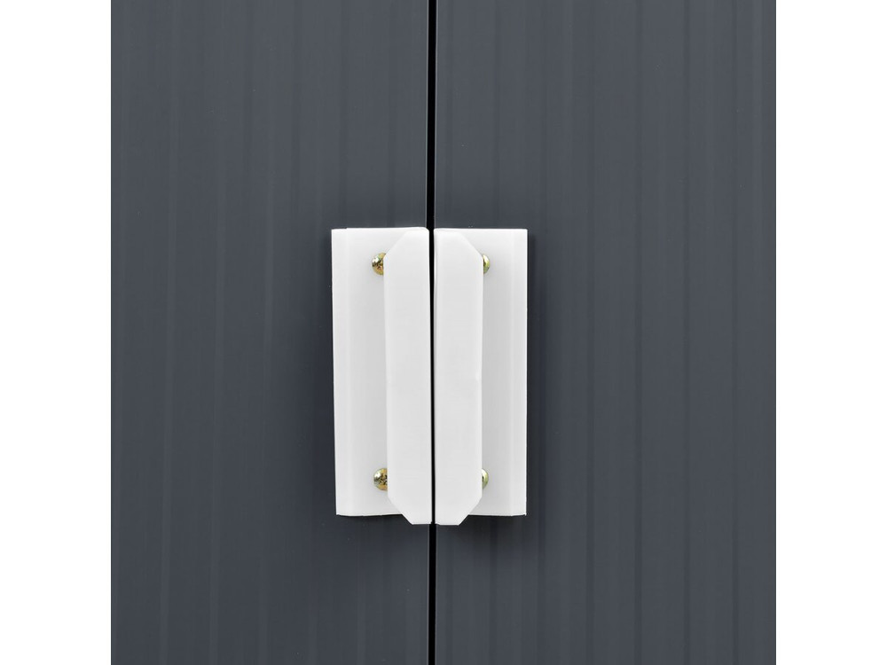 Metal garden shed - "Vegas" - 7.06 m² with gutter and water collector