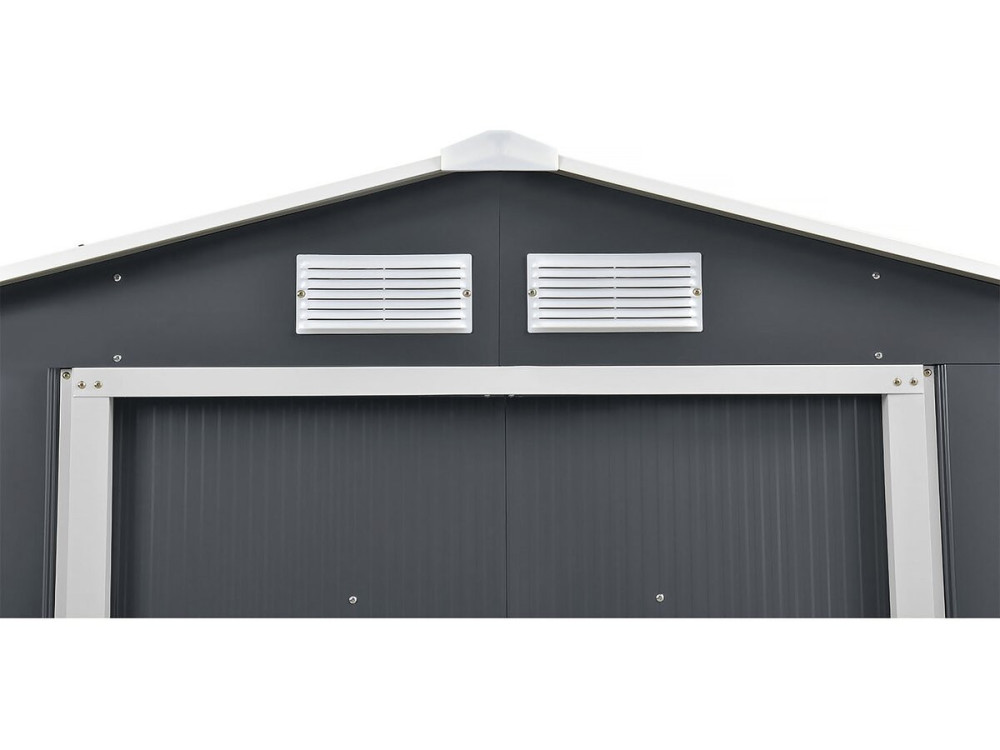 Metal garden shed - "Vegas" 12.98 m² with gutter