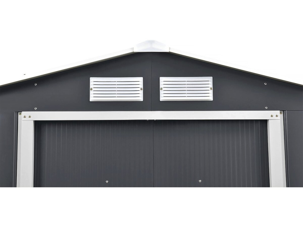 Metal garden shed - "Vegas" - 7.06 m² with solar panels