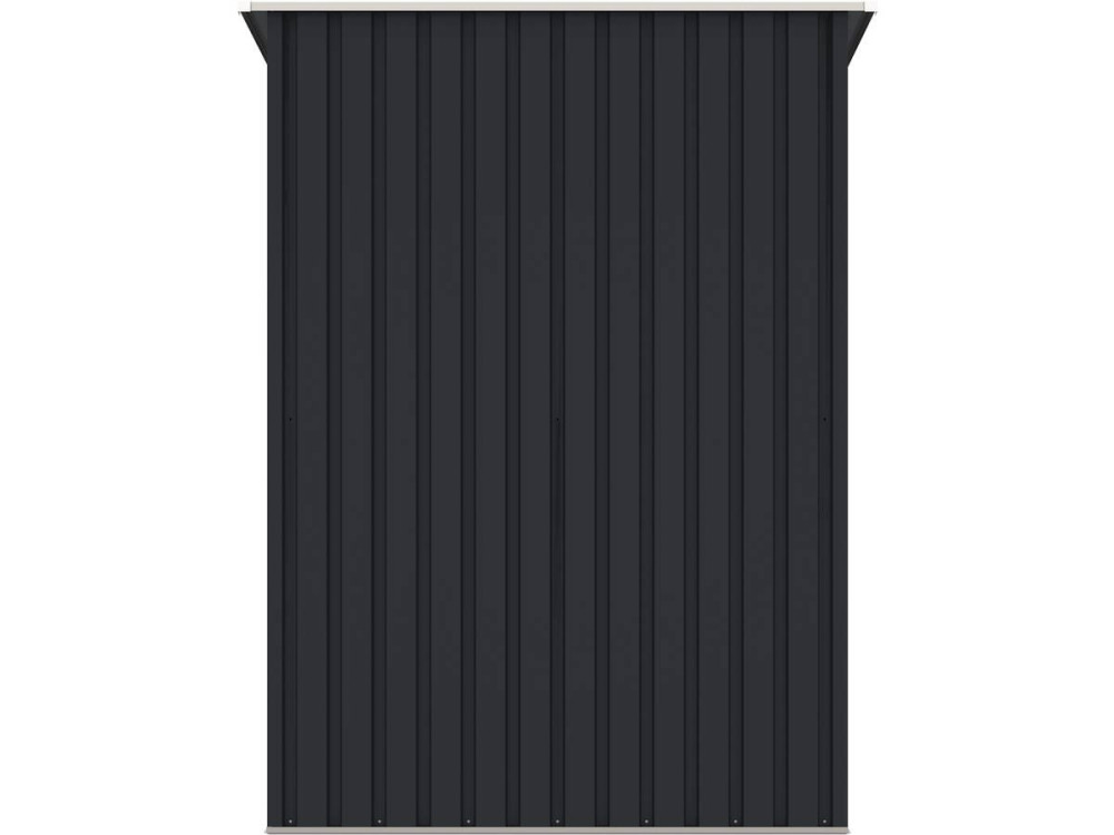 Vega II metal garden shed - 1.35 m² - Grey