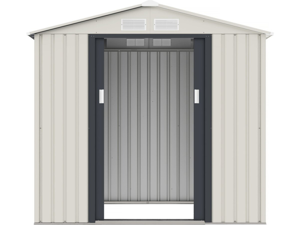 Metal garden shed "Nebraska" - 2.71m² with gutter
