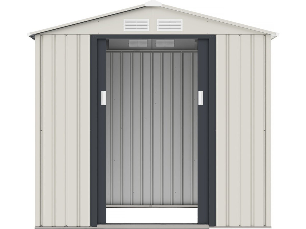Metal garden shed "Nebraska" - 4.07m² with gutter