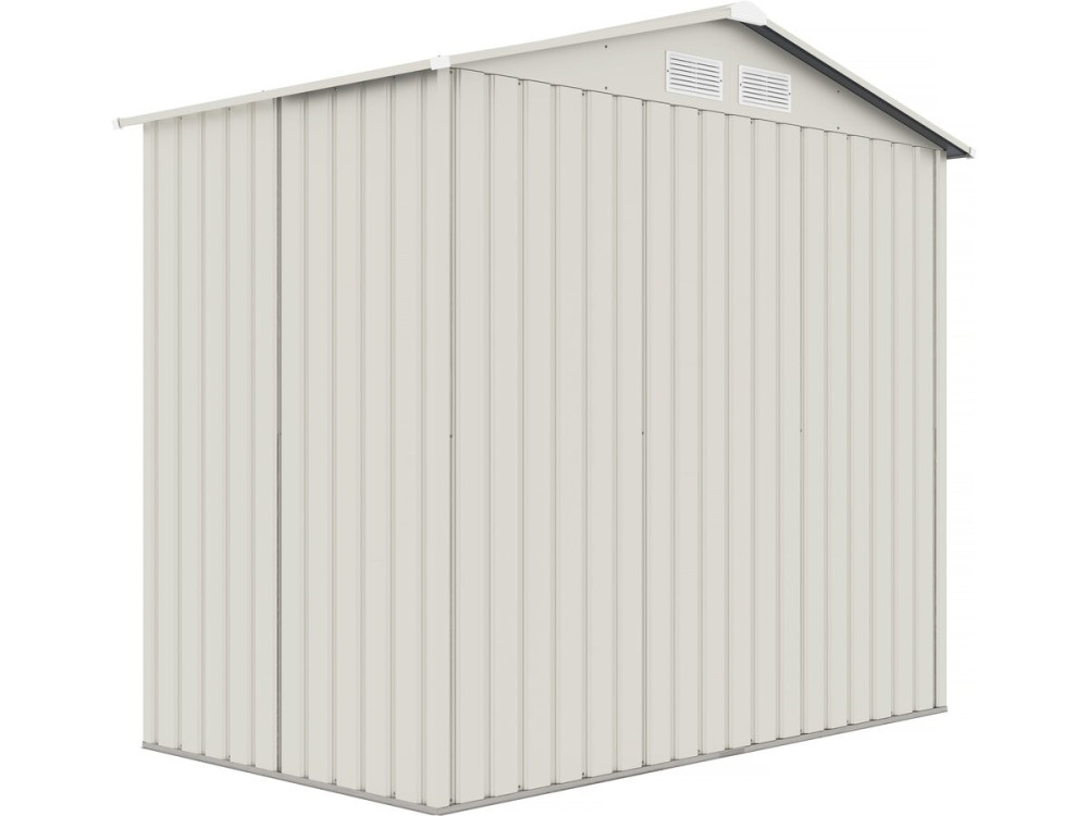 Metal garden shed "Nebraska" - 4.07m² with gutter and rainwater collector