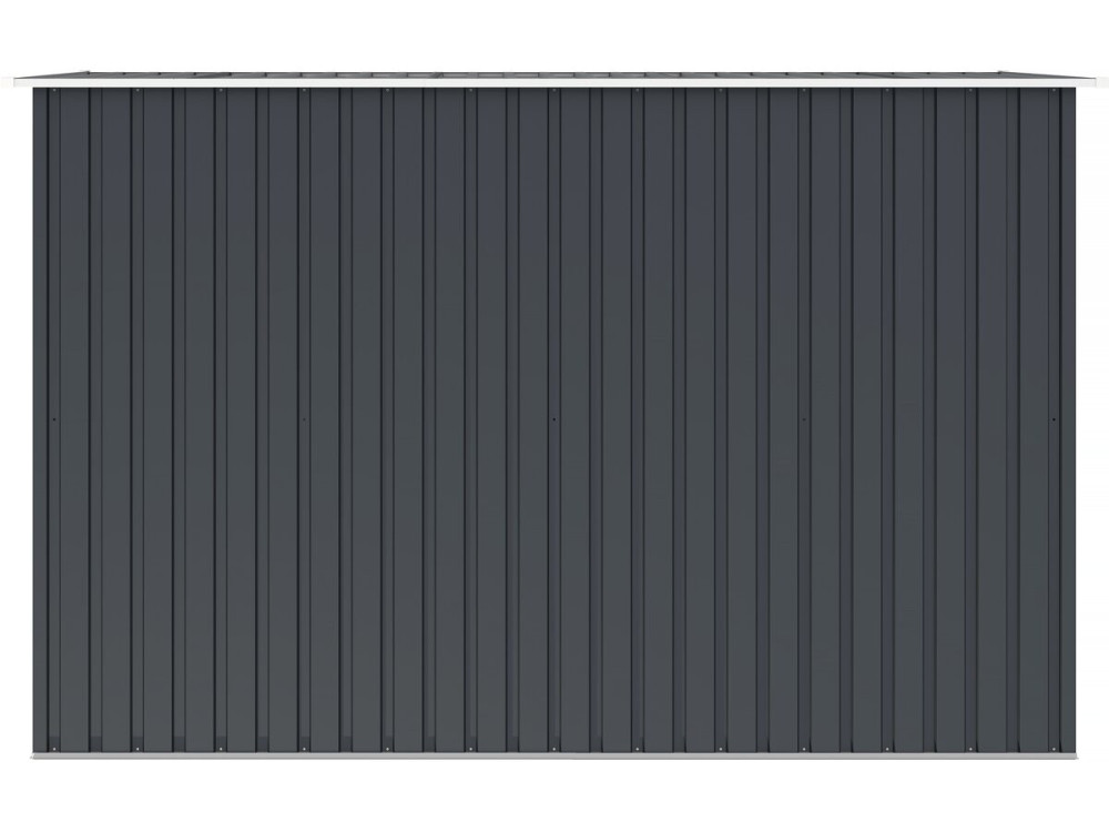 Austin single-slope metal garden shed - 3.14 m2 - Grey