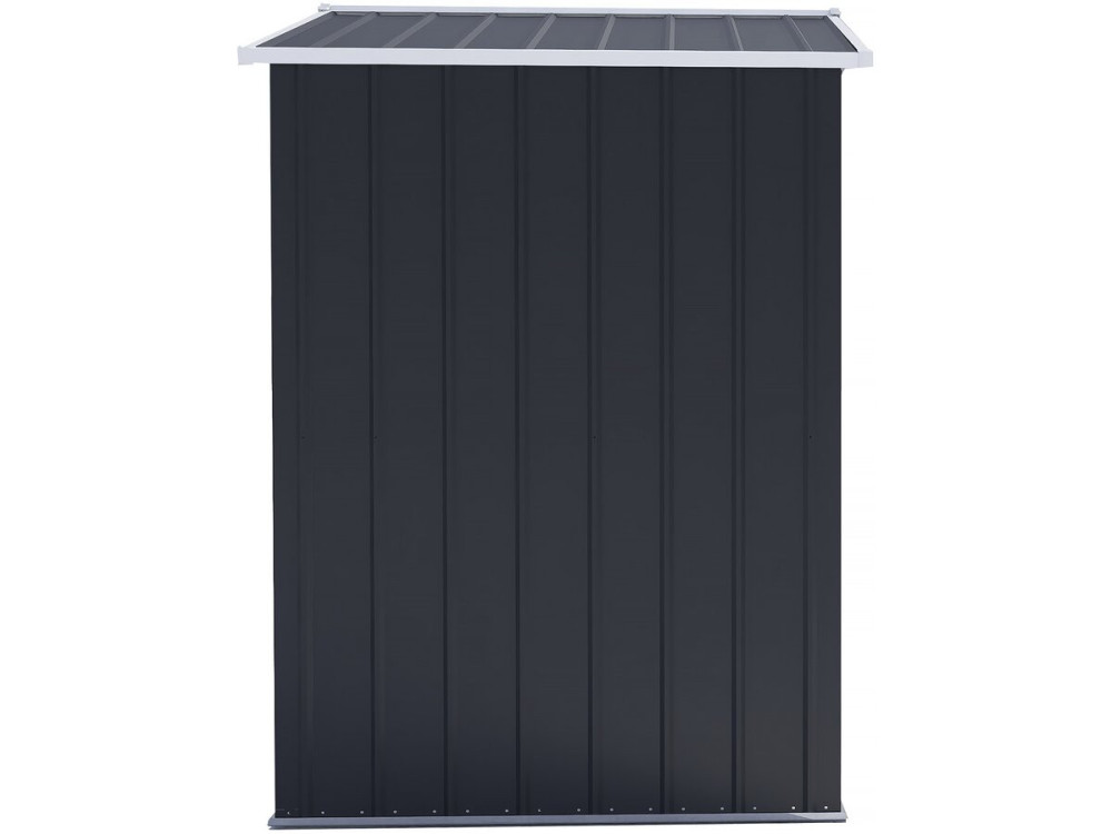 Metal garden shed with sliding door "Boston" - 2,17 m² - Grey