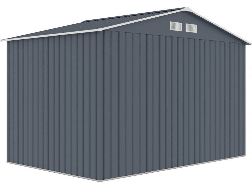 Vegas II" metal garden shed - 5,29 m2 - Grey