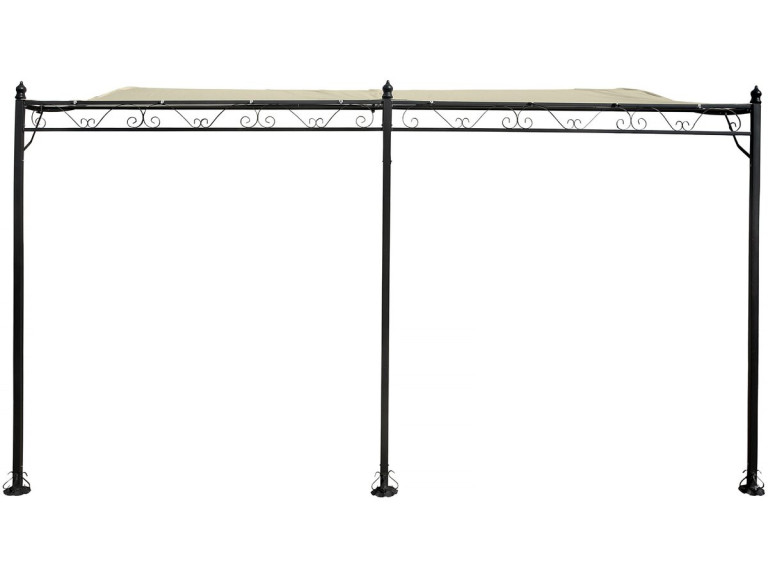 Metal gazebo - 3 x 4 m - Beige