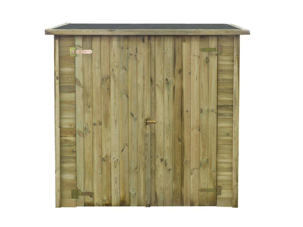 Wooden Garden shed "Lipki" -  5'10" x 2'11" x 5'9" / 6'1" - 5.31 ft² - 0.5"in- without a floor
