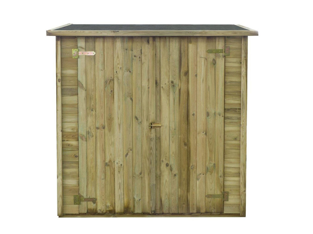 Wooden Garden shed "Lipki" -  5'10" x 2'11" x 5'9" / 6'1" - 5.31 ft² - 0.5"in- with a floor