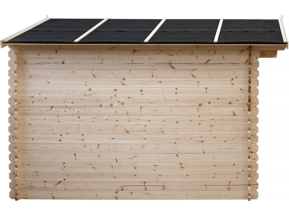 Wooden garden shed 14m² "Oz" - 388 x 298 x 225 cm - 28 mm