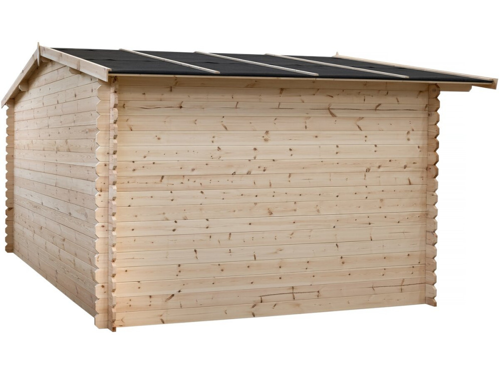 Wooden garden shed 14m² "Oz" - 388 x 298 x 225 cm - 28 mm