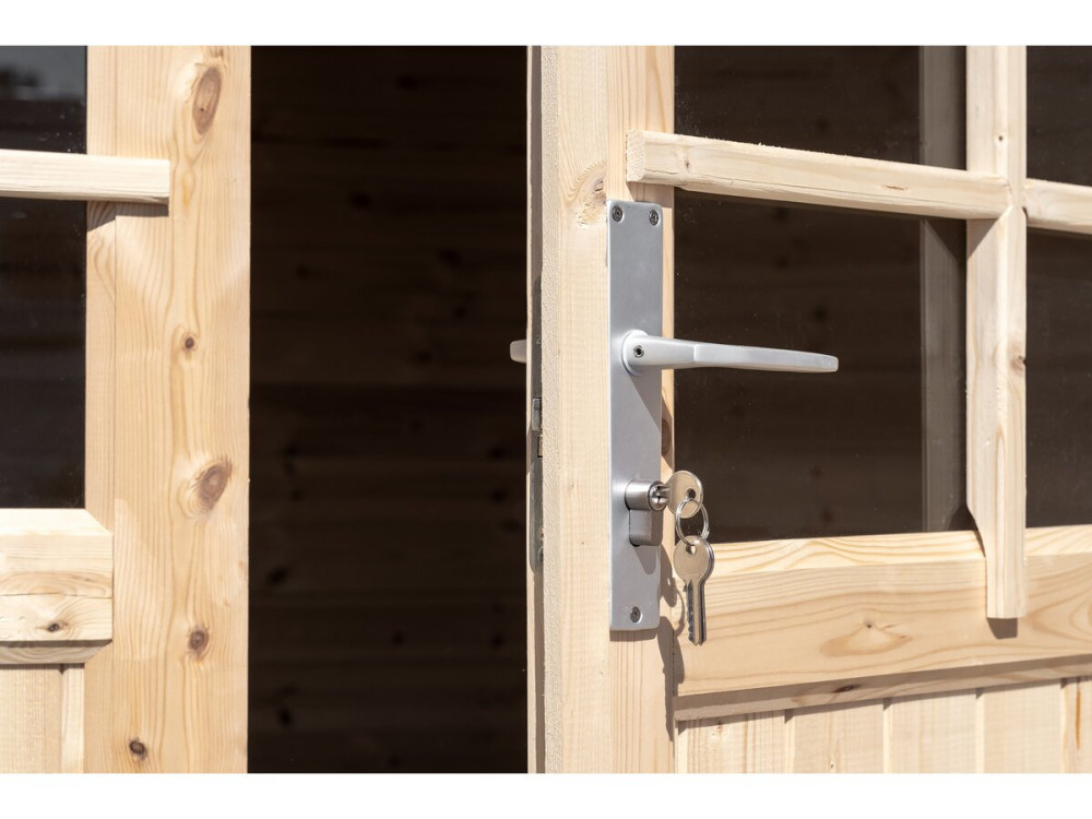 Alex" wooden garden shed - 20.20 m² - 4.80 x 4.00 x 2.39 m - 28 mm