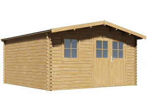 Belval" wooden garden shed - 18.75 m² - 28 mm