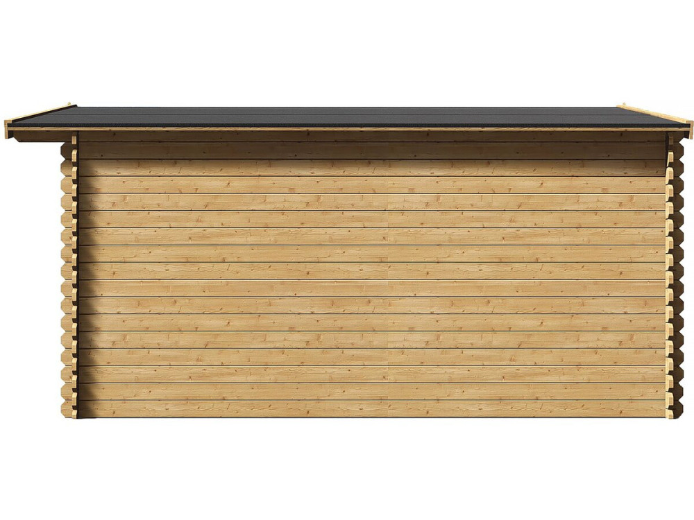 Belval" wooden garden shed - 18.75 m² - 28 mm