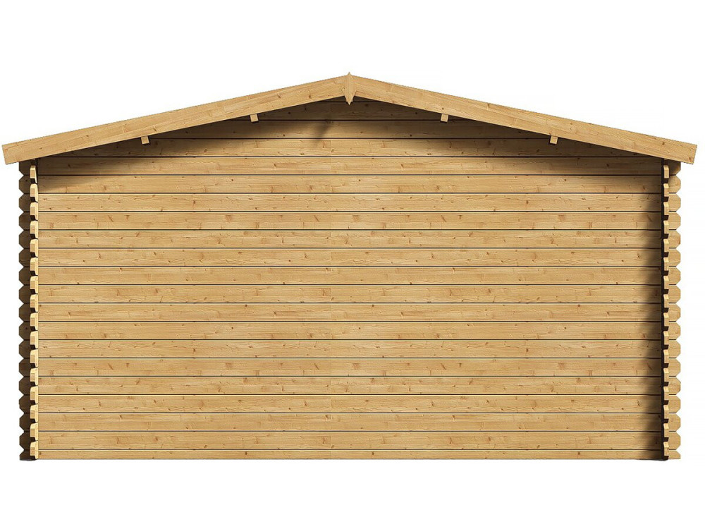 Belval" wooden garden shed - 18.75 m² - 28 mm