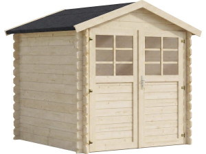Beaumont" wooden garden shed - 4.48 m² - 223 x 201 cm - 28 mm
