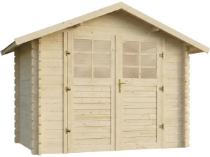 Beaufort" wooden garden shed - 10.53 m² - 349 x 301 cm - 28 mm
