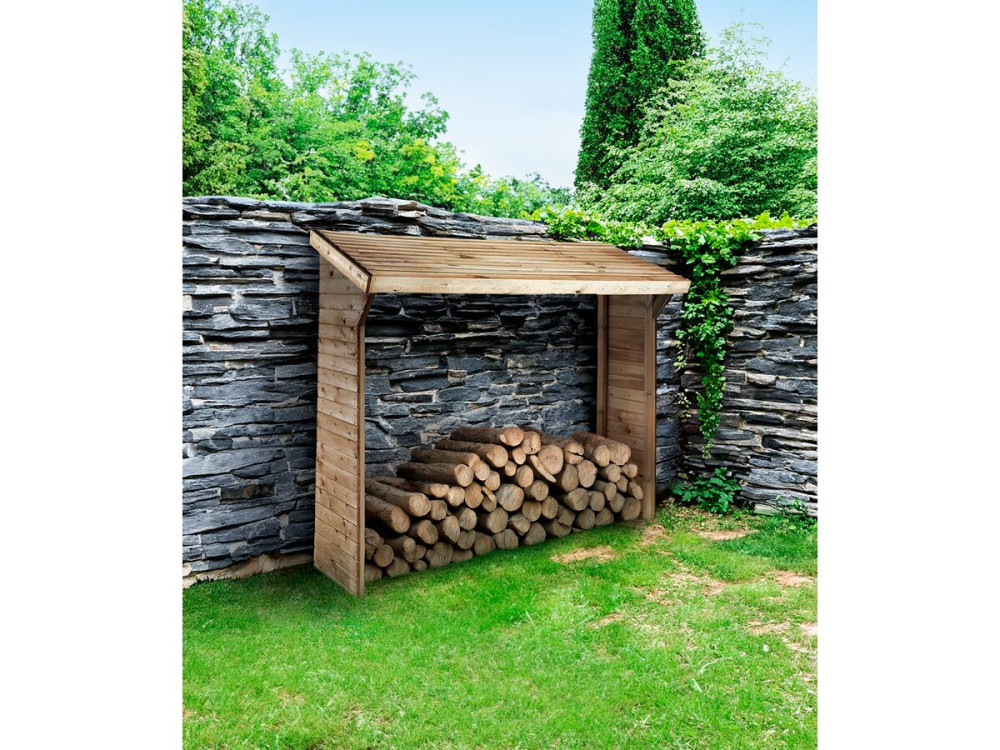 Log Shed - 1.05 m² - 2.10 x 0.50 x 1.8 m- 2 Stères
