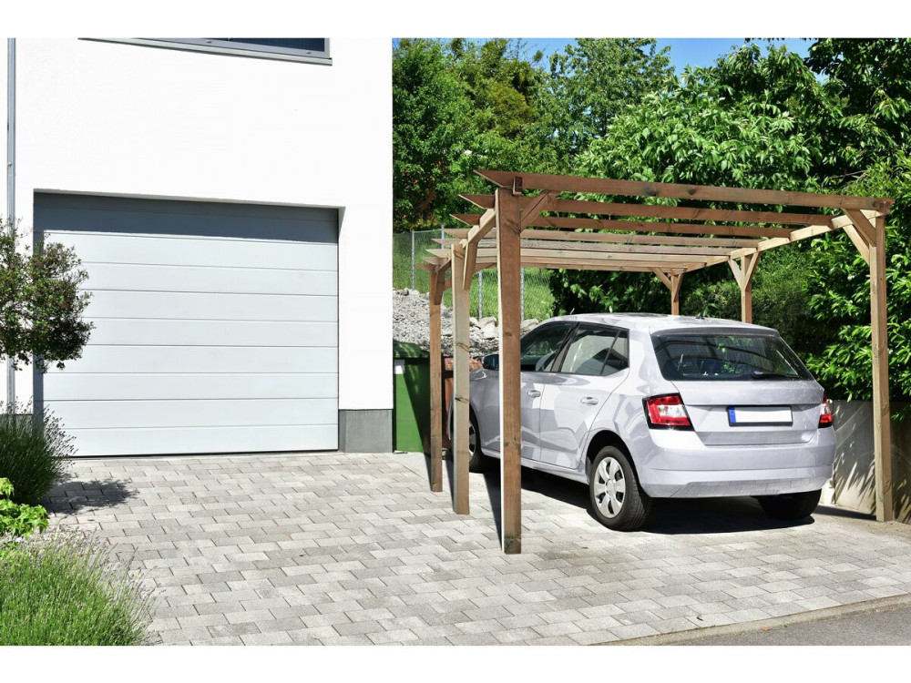 Wooden carport "Sunny" 3 x 5 m