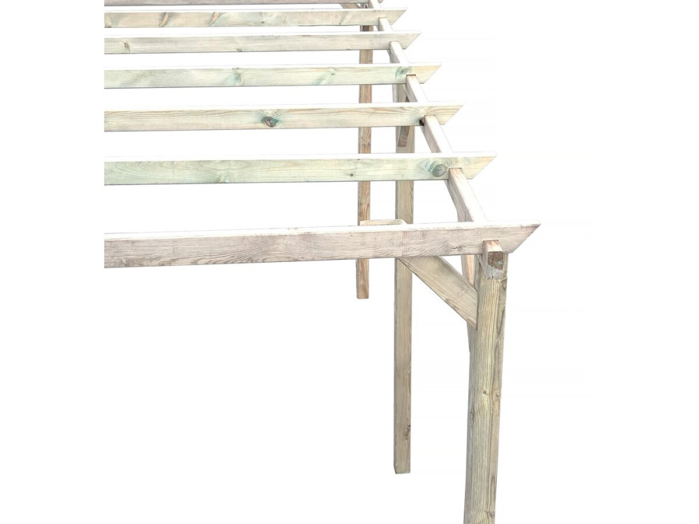 Wooden carport "Sunny" 3 x 5 m