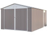 15' 8'' x 10' 5'' Metal Garage Shed - "Nevada"- with swinging doors
