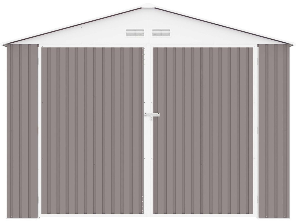 15' 8'' x 10' 5'' Metal Garage Shed - "Nevada"- with swinging doors