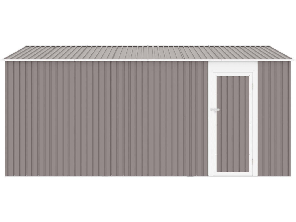 15' 8'' x 10' 5'' Metal Garage Shed - "Nevada"- with swinging doors