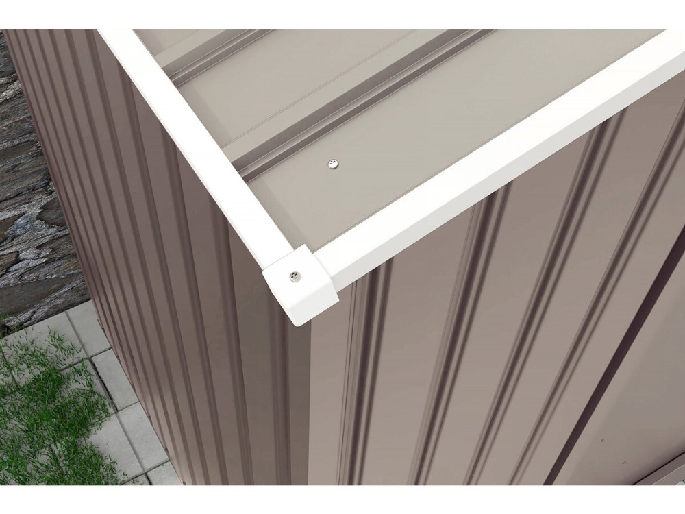 Metal garage "Nevada" - 18.56m² with gutter and water collector