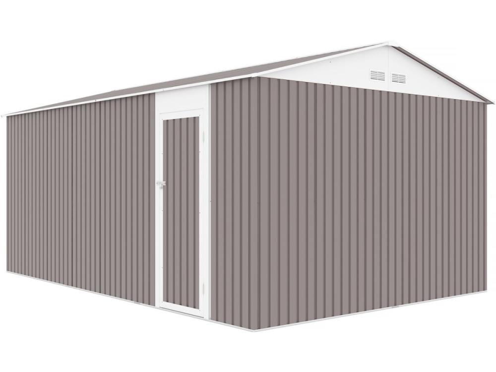 Metal garage "Nevada" - 18.56m² with gutter and water collector