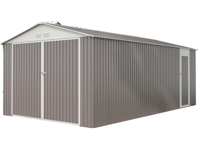 19' x 3' 6'' Metal Garage "Nevada" with swinging door