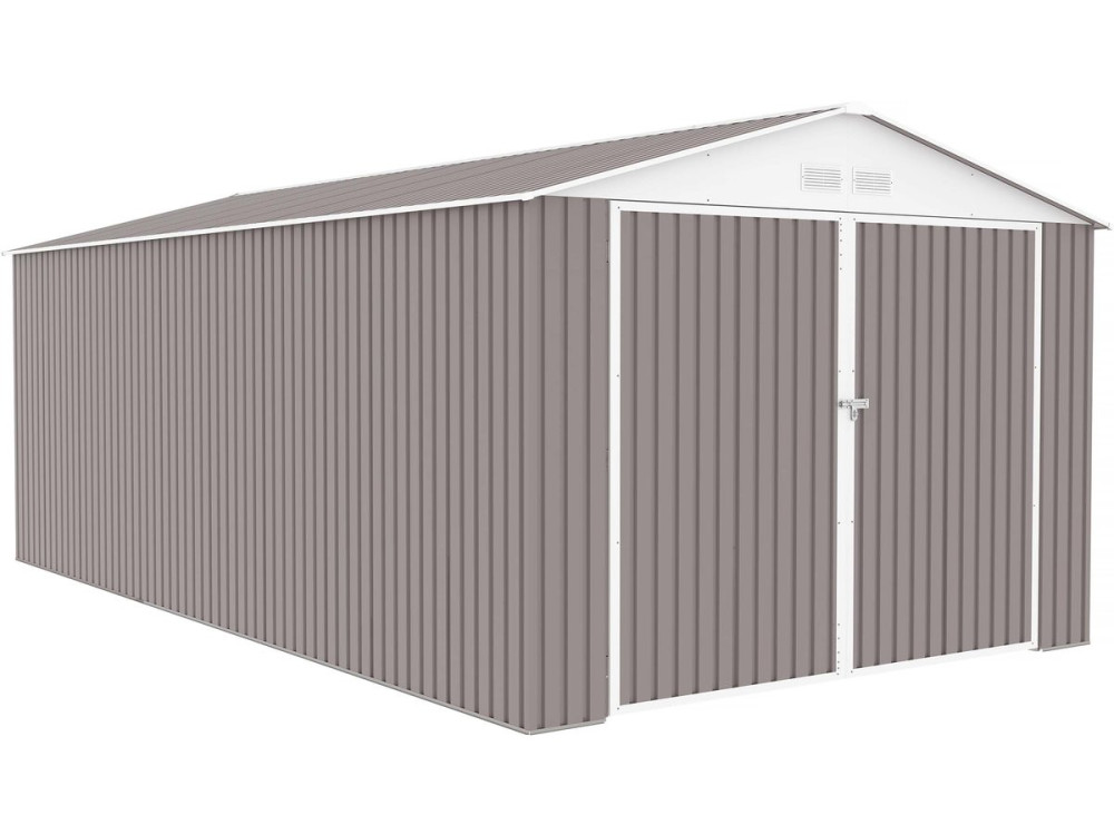 19' x 3' 6'' Metal Garage "Nevada" with swinging door