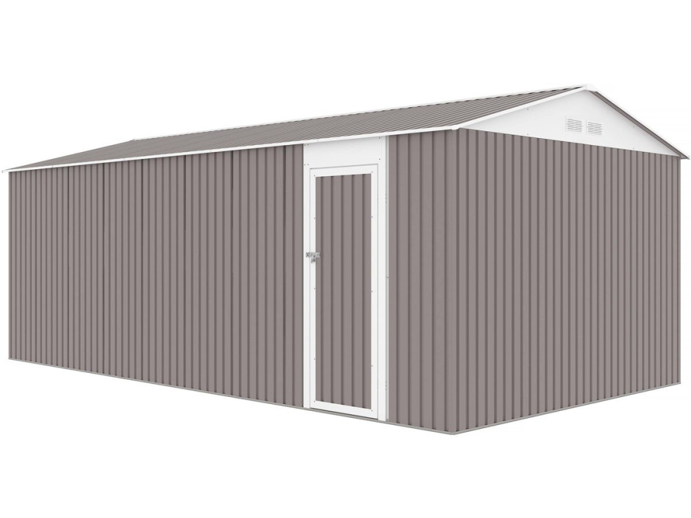 19' x 3' 6'' Metal Garage "Nevada" with swinging door