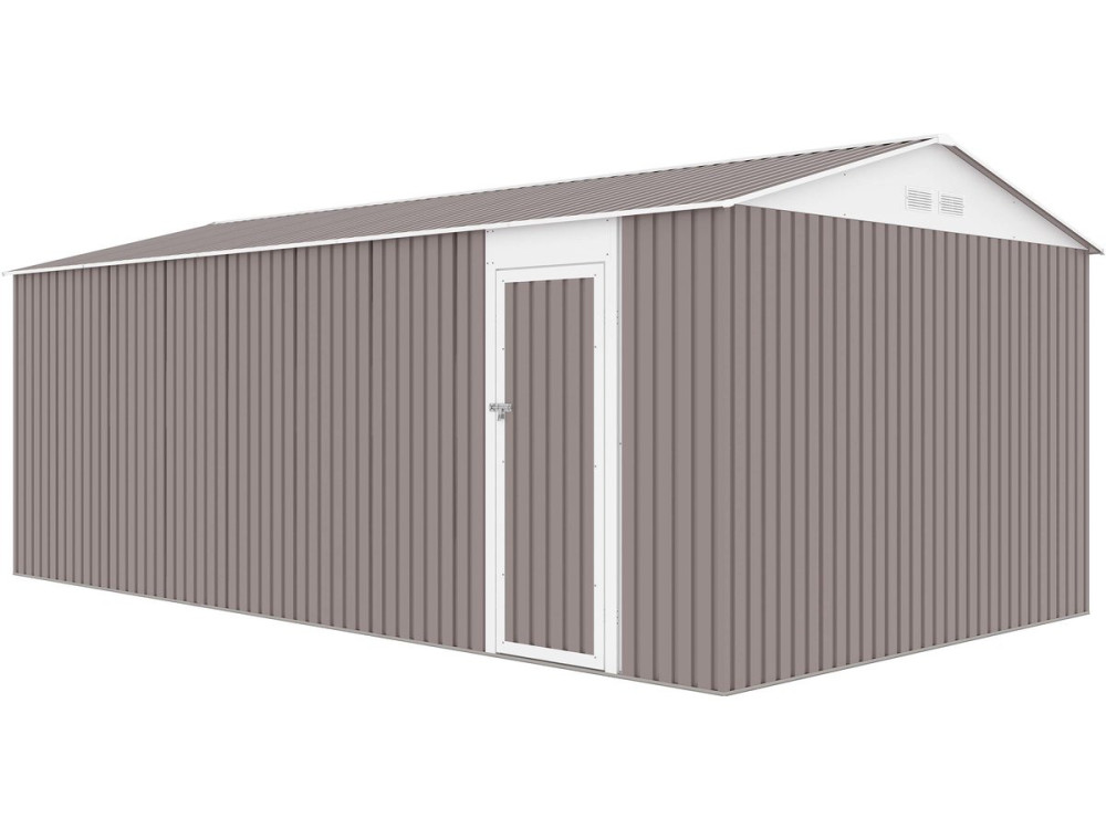 19' x 3' 6'' Metal Garage "Nevada" with swinging door