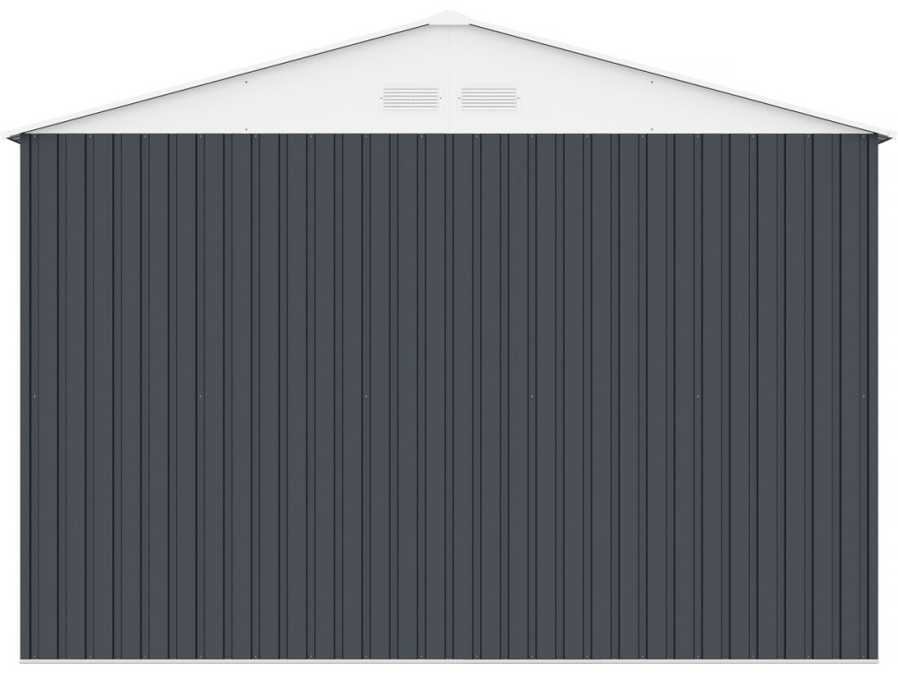 Metal garage "Houston" - 15.36 m² With solar panel - Anthracite