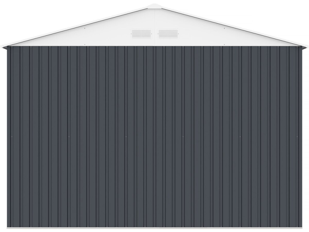 Houston metal garage - 18.56 m² with solar panel - Anthracite