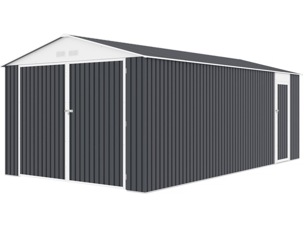 Houston metal garage 18.56m² - Anthracite