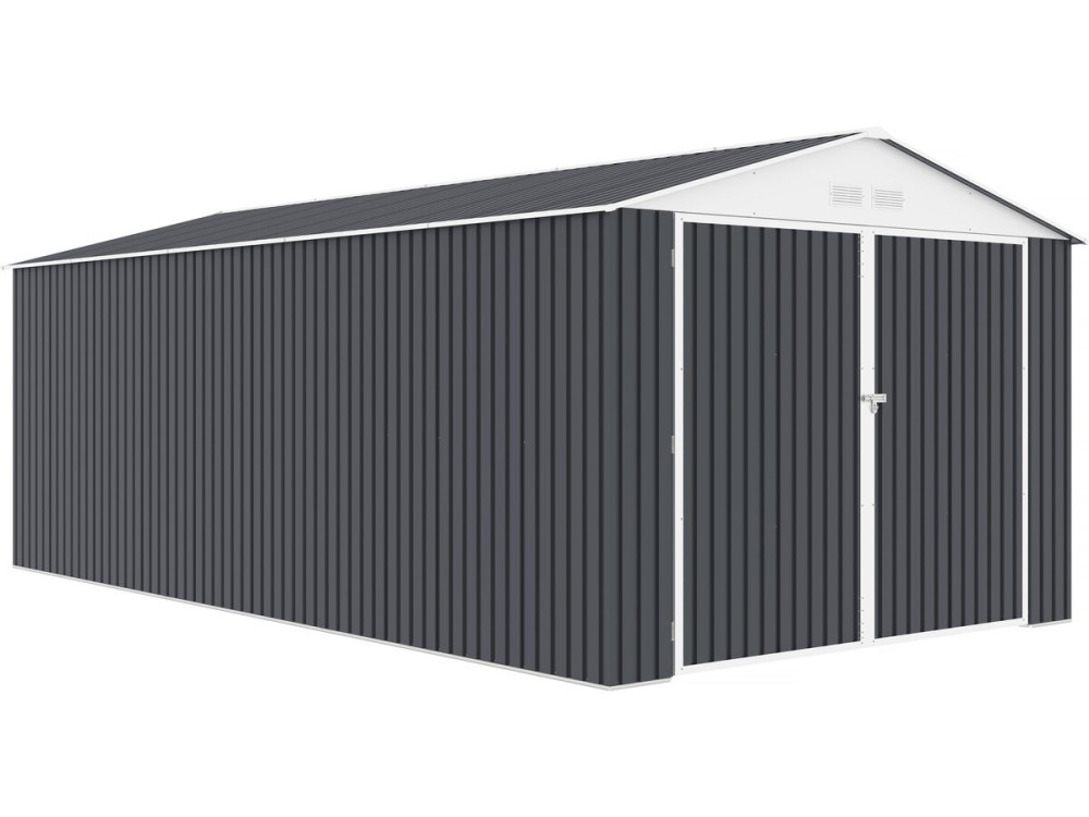 Houston metal garage 18.56m² - Anthracite